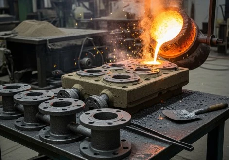 sand casting flanges