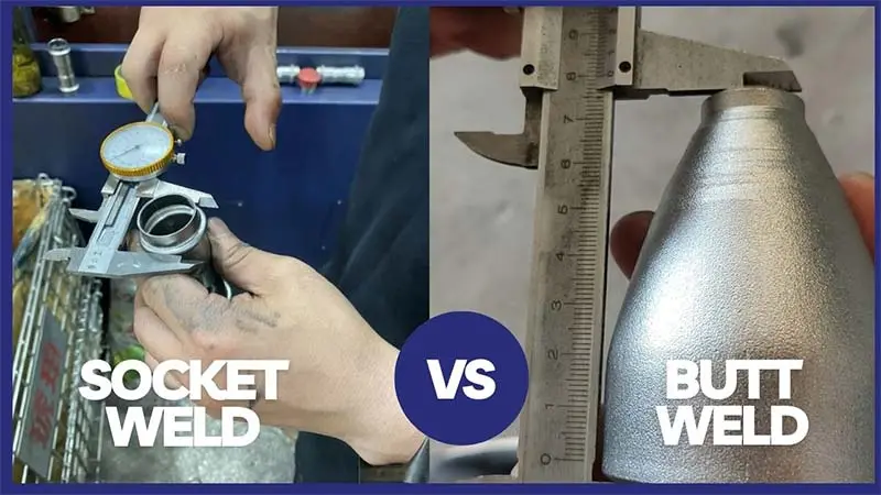  butt weld vs socket weld 